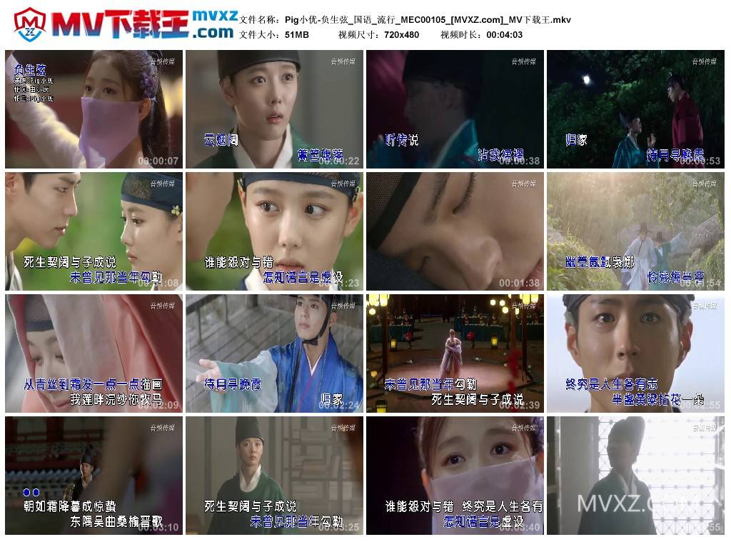 Pig小优-负生弦_国语_流行_MEC00105